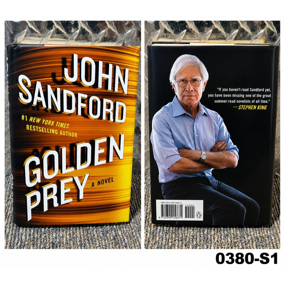 Golden Prey by John Sandford (2017 Hardcover w/ Dust Jacket) Prey Series #27